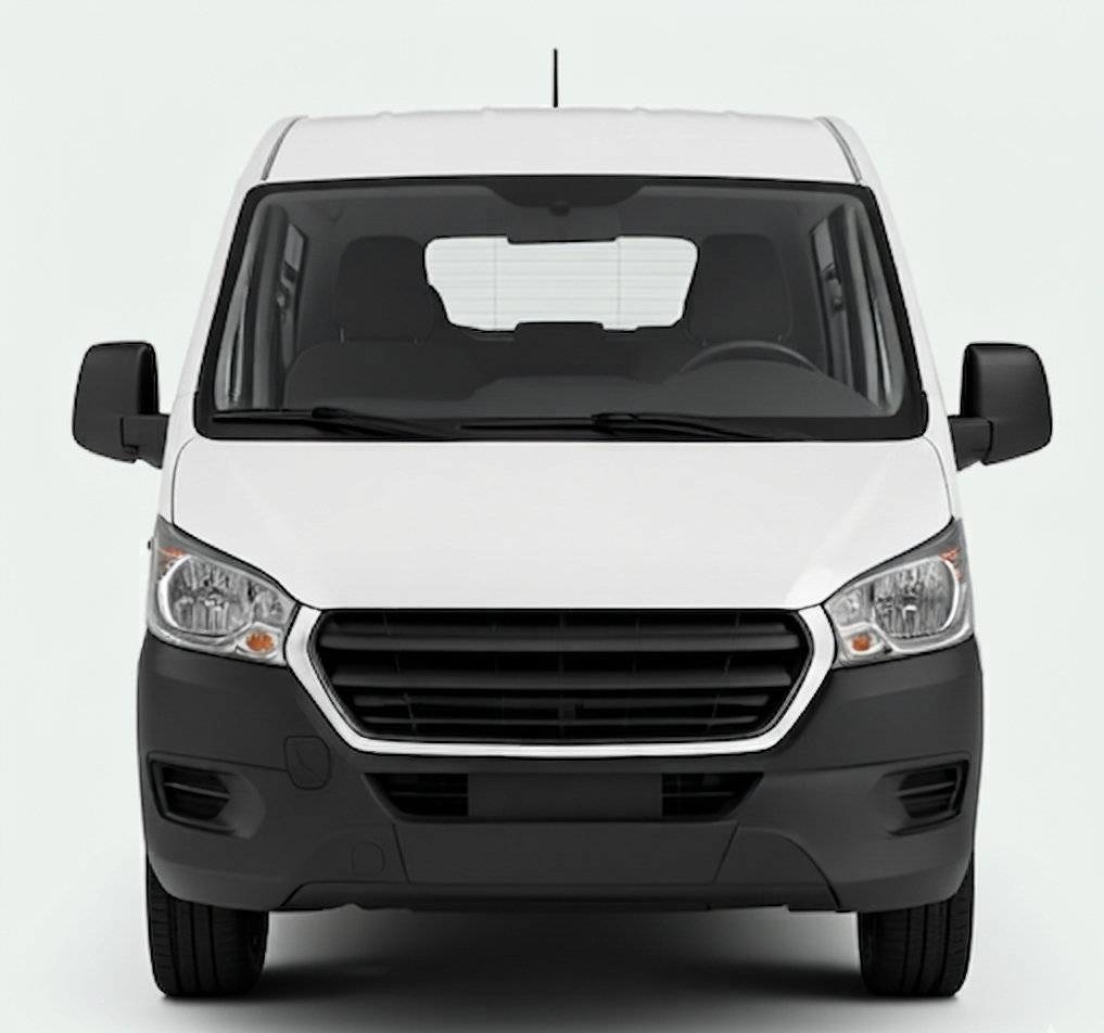White 12-seater minibus available for hire from HireMinibus in Auckland, New Zealand